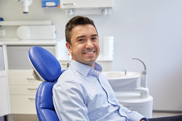 Bone Grafting | Dr. John M. Cherry, Jr., DMD - Brandon Dentist | man smiling after bone grafting