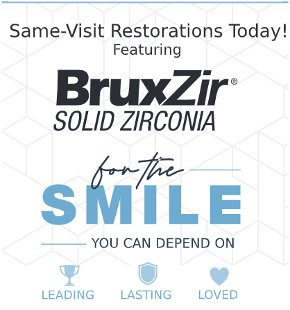 Same-Visit Crowns | Dr. John M. Cherry, Jr., DMD - Brandon Dentist | bruxzir logo